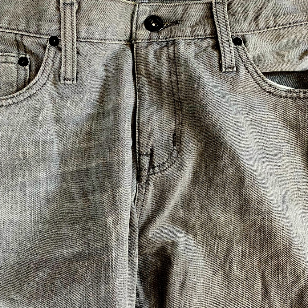 New w/O Tags Mossimo slim-straight 34x32 grey jeans.
